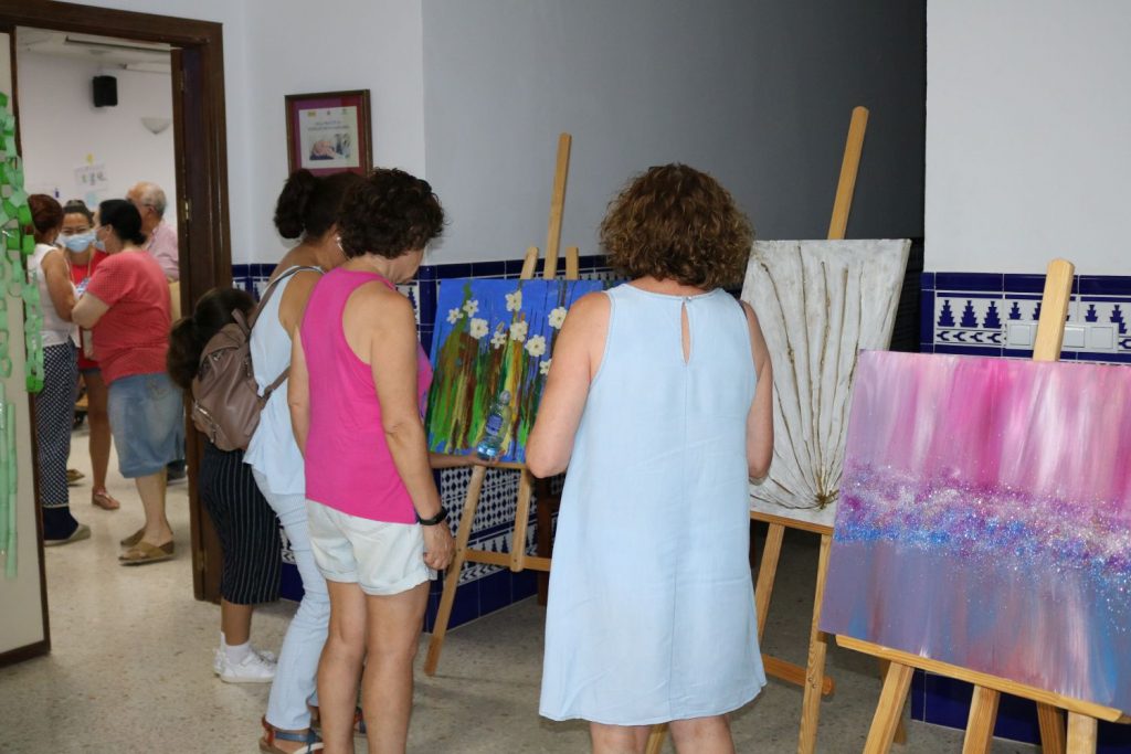 Fundación Asprodisis presenta su exposición de pintura en Cañete la Real de la mano de la Asociación Caminos